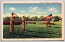 eStampsNet - Jefferson Barracks MO Missouri Review Postcard  picture