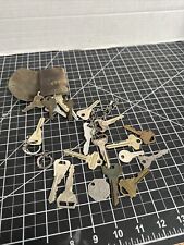 Junk Drawer Lot, Vintage Keys Lincoln, Janitor, Small Lot picture