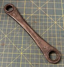 Unique And Vintage Dunlap Box End Rachet Wrench 13/16 & 7/8 - Made in USA picture
