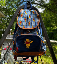 Vintage Winne the Pooh graphic backpack with excellent detail and embroidery  picture