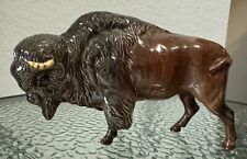 Beswick English glazed Porcelain Buffalo / Bison 9