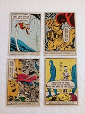 1966 Lot Of 4 Marvel Trading Cards #s 21, 23, 52, 63 Donruss picture