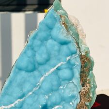 780g Large Gorgeous Natural Blue Larimar Rough Crystal Mineral Specimen Reiki picture