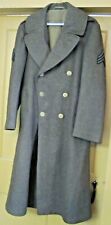 1940 - WWII WOOL OVERCOAT for a Sergeant with Ruptured Duck patch picture