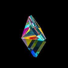 1PC 20mm Rainbow Prism Optical Glass Crystal Pyramid Science Studying Student picture