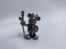 Disney Tinn-Per Pewter Viking Norseman Mickey Mouse Mini Figurine Made In Norway picture