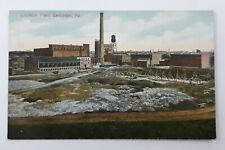 Postcard PA Pennsylvania Lancaster Linoleum Plant c1900s Red Letters Unposted picture