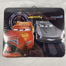 Disney Pixar Cars 3 24 Piece Old School Metal Lunchbox Case Sealed Ages 3+ picture