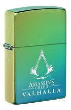 Zippo Assassin's Creed® Valhalla Logo High Polish Teal Windproof Lighter, 49530 picture