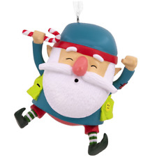 Hallmark Gnome Christmas Ornament Walmart Exclusive 2021 NIB Resin Candy Cane picture