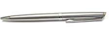 Waterman Hemisphere Ballpoint Pen Black Ink Stainless Steel Chrome New Old Stock picture
