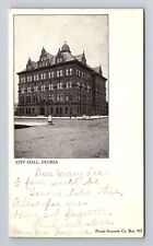 Peoria IL-Illinois, City Hall Vintage Souvenir Postcard picture
