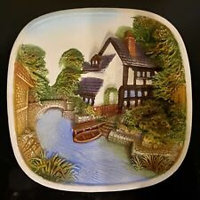 Vintage Legend Products 3D Chalkware Wall Hanging Plaque Made in England 1974 picture
