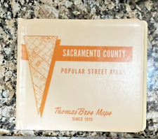 Vintage 1978 Thomas Guide Bros Maps Popular Street Atlas Sacramento picture