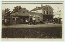 RARE 1908 - RPPC Brooklyn PA Stores Street Real Photo Susquehanna County picture