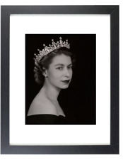 Her Royal Majesty Queen Elizabeth II Portrait Framed & Matted Picture Photo picture