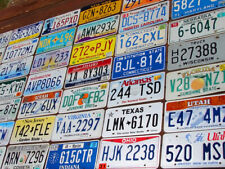 Starter Pack of 10 License Plates Different States In Craft Condition Lot picture