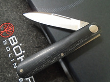 Boker Solingen Germany Prime Barlow Pocket Knife Micarta N690 Steel 116942 New picture