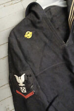 VTG Men's WWII 1940s US Navy Cracker Jack Uniform 2 PC Set  40s WW2 Outfit picture