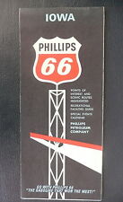 1967 Iowa road map Phillips 66 oil calendar of events picture