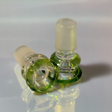 18mm Male Glass Bowl Piece Green picture