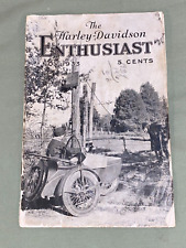 Harley-Davidson Enthusiast A Magazine For Motorcyclists November 1933 Vintage picture