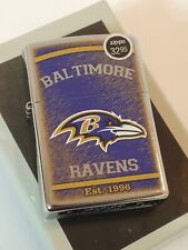 Zippo 29934 NFL Baltimore Ravens on Street Chrome Lighter - JUN (F) 2021 picture
