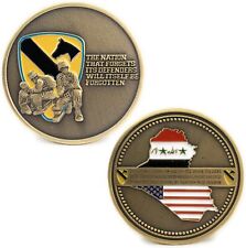 🌟US Army 1st Cavalry Operation Iraqi Freedom Vet Challenge Coin, Solid Brass picture