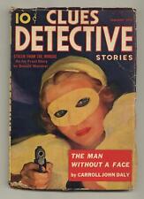 Clues Detective Stories Pulp Jan 1937 Vol. 37 #2 GD/VG 3.0 picture