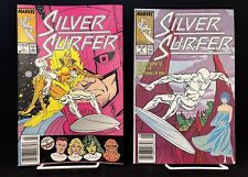 SET: 🌌 SILVER SURFER #1 & 2 (1987) ENGLEHART & ROGERS PREOWNED MARVEL COMICS picture