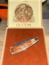 Vintage 1984 Old Tom German BOKER Lock Back Knife In Box, NEW picture