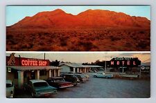 Las Vegas NV-Nevada, Hitchin' Post Motel, Advertising, Vintage Postcard picture