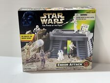 Kenner Star Wars Power of The Force Endor Attack 1997 Playset New in Box Vintage picture