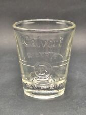 Vintage Calvert Reserve B Whiskey Shot Glass 86.65% Grain Neutral Spirits picture