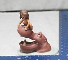Rare VTG Burroughs Disney Porcelain Figurine Young Tarzan on Hippo Sri Lanka picture