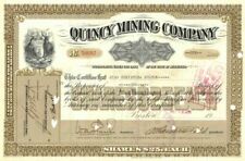 Quincy Mining Co. - Stock Certificate - Mining Stocks picture
