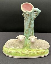 Rare, Staffordshire Double lamb spill Vase picture