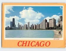 Postcard Skyline Chicago Illinois USA North America picture