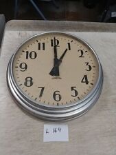 STANDARD ELECTRIC TIME ART DECO INDUSTRIAL ROUND METAL GALLERY CLOCK picture