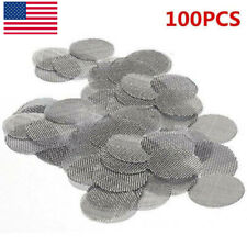 100pcs Pipe Screens Stainless Steel Metal Tobacco Smoking Pipe Filters 3/4 Inch* picture