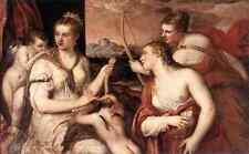 Titian Venus Blindfolding Cupid A4 Photo Print picture