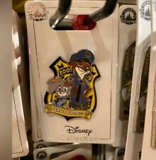 Disney Parks Zootopia Judy Hopps Nick Wilde Police Badge Pin picture