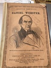 Personal Memorials of Daniel Webster Written at the time of his death In 1852. picture