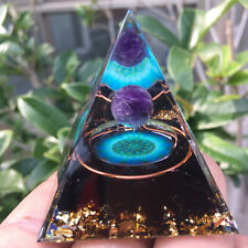 Orgonite Pyramid   ball，Chakra Energy quartz crystal healing reiki 1pc picture