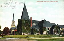 Postcard MA Ayer Massachusetts Episcopal Church 1907 Divided Vintage PC J1993 picture