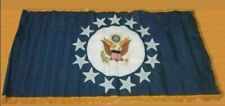 US Ambassador Flag Chief Of Mission 3' X 6' Nylon Embroidered 13 Star Rare New picture