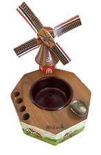 VINTAGE 1950'S ERA MARKEN HOLLAND SOUVENIERS WINDMILL ? ashtray/ink well picture