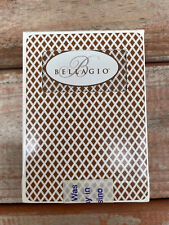 BELLAGIO Brown Casino Used Las Vegas Playing Cards Deck Resealed picture