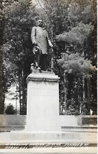 J Sterling Morton Statue Real Photo Photo Postcard Nebraska City 1920s RPPC picture