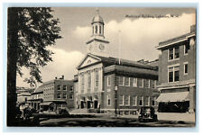 c1920s Municipal Building, Lebanon, New Hampshire NH Antique Postcard picture